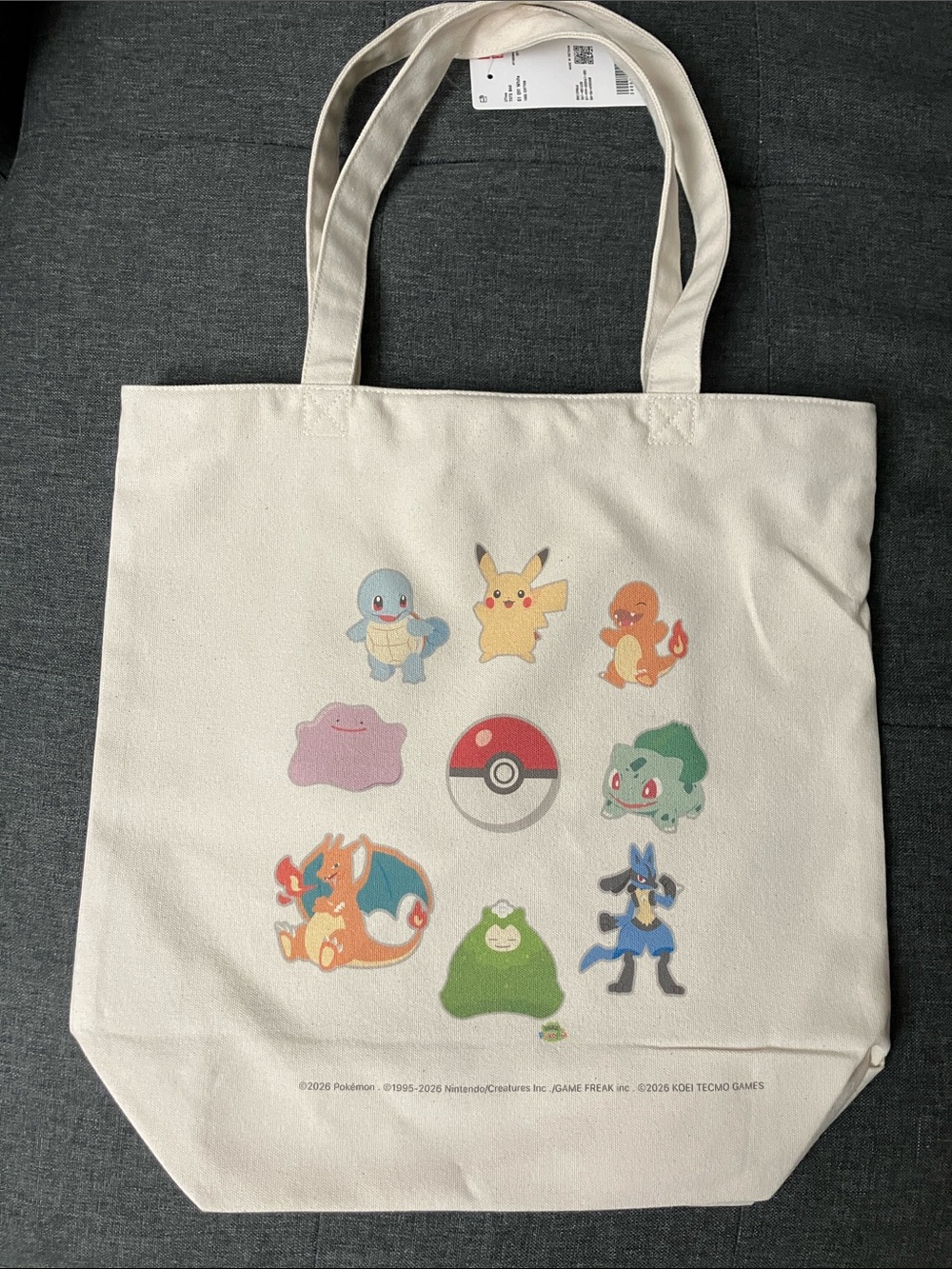 Uniqlo UTme Tote Bag Philadelphia Exclusive Pokemon Theme Pokopia